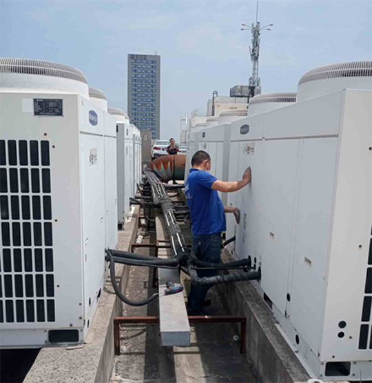 松原中央空调制热和不制冷系统维修方法